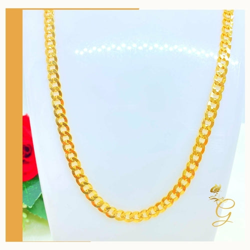 10K Gold Cuban link Chain 24” 5.53MM Width